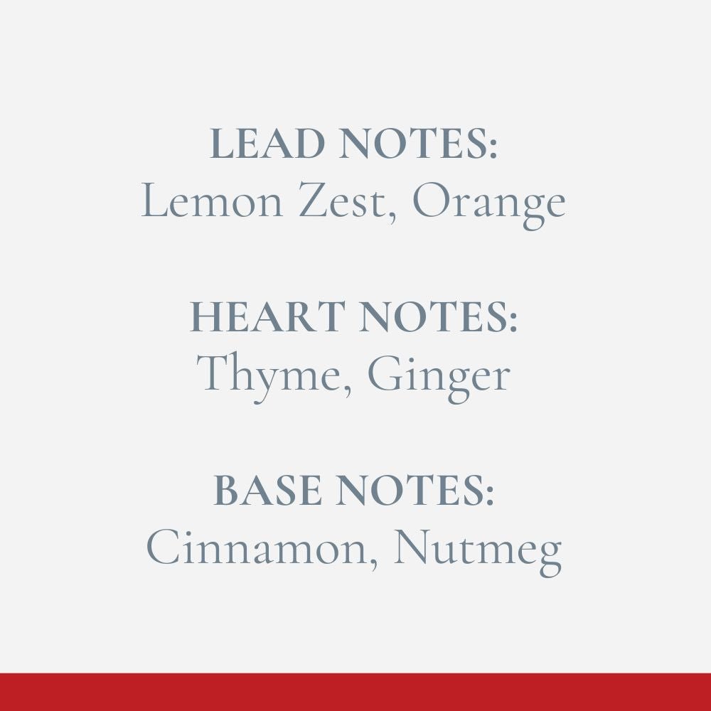 Christmas Morning Scented Candle (Limited Edition) - Fosse Living | Luxury Home Fragrances scent notes