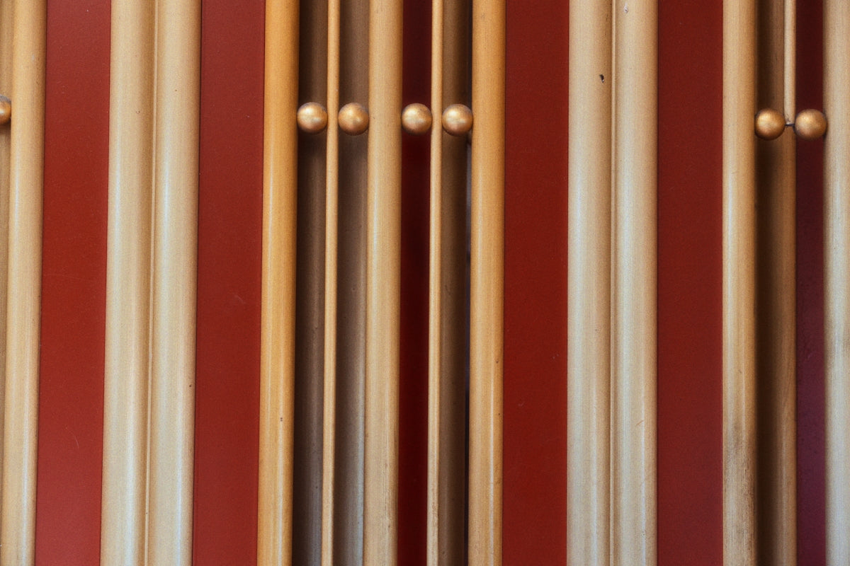 A close up of a pipe in a building