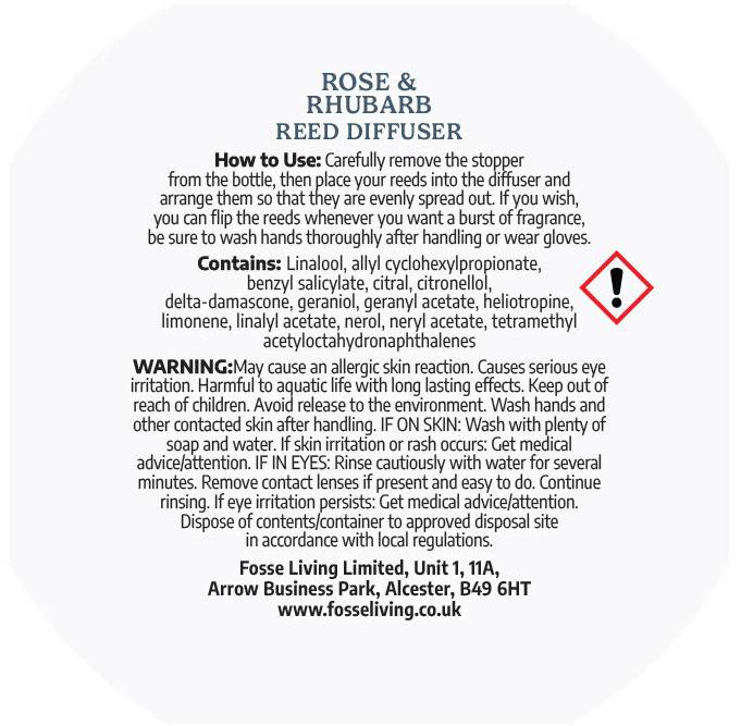 Rose & Rhubarb Reed Diffuser