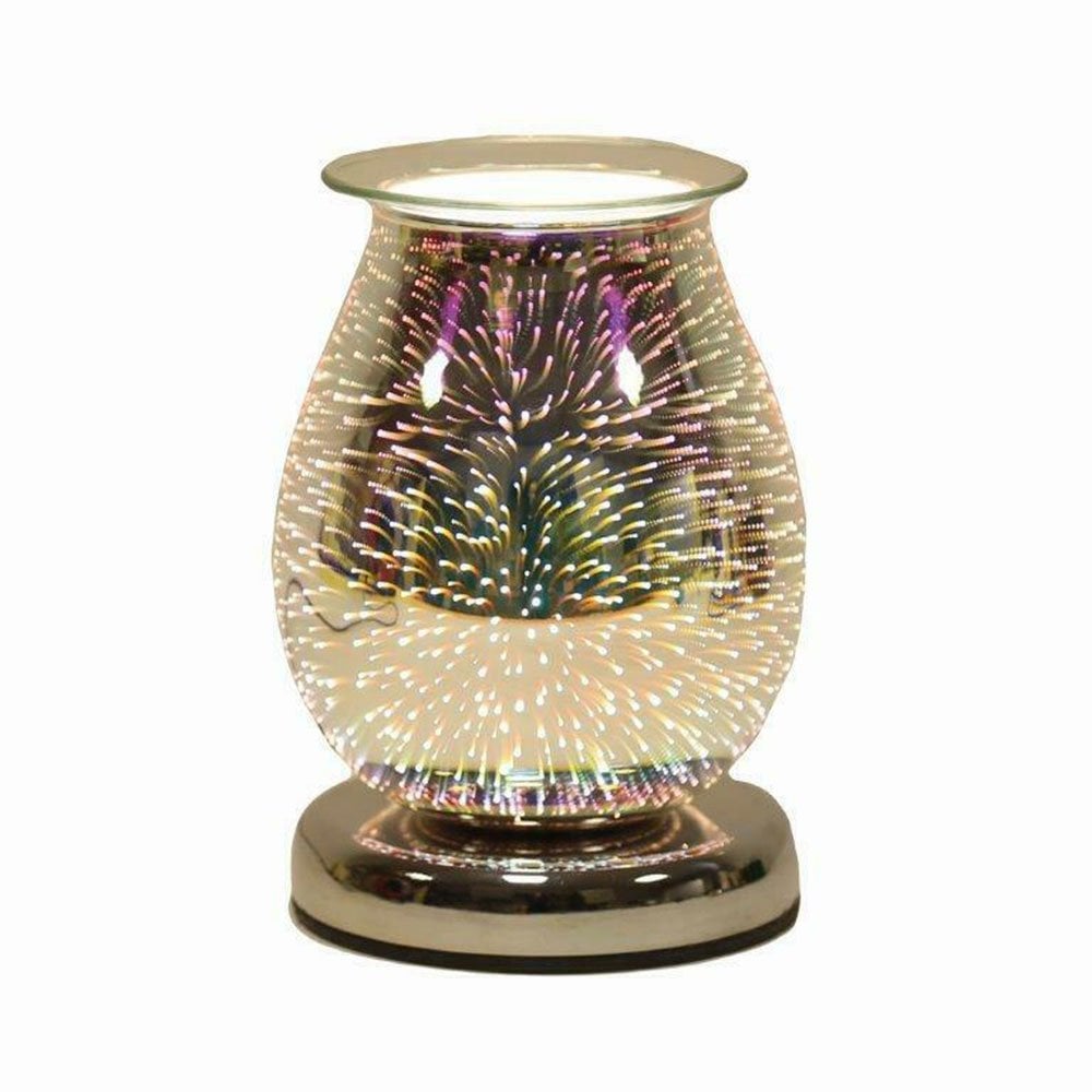 Oval 3D Burst Electric Touch Wax Melter - Fosse Living | Luxury Home Fragrances