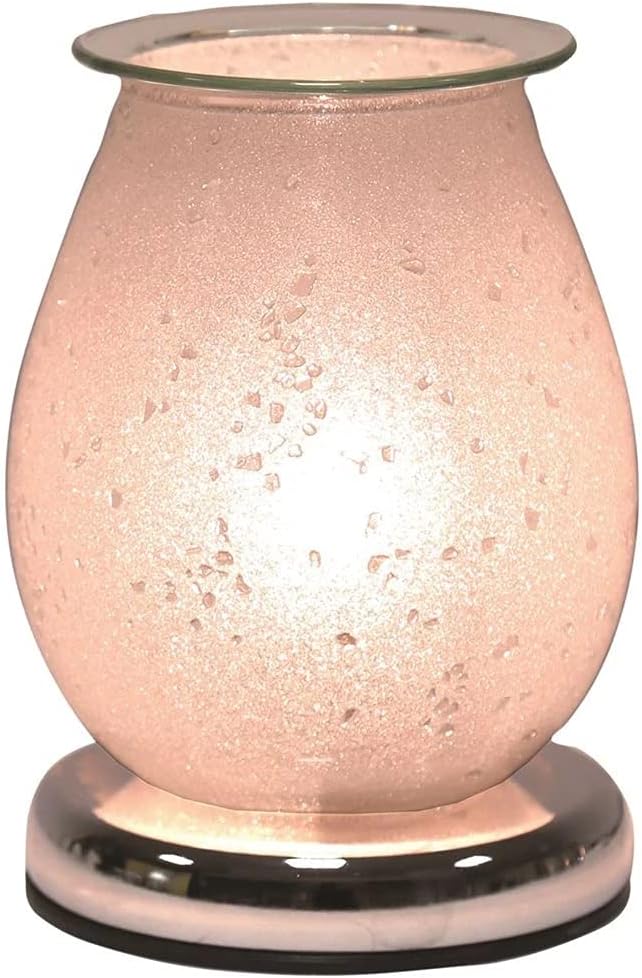 Oval Sherbet Pearl Electric Touch Wax Melter - Fosse Living | Luxury Home Fragrances