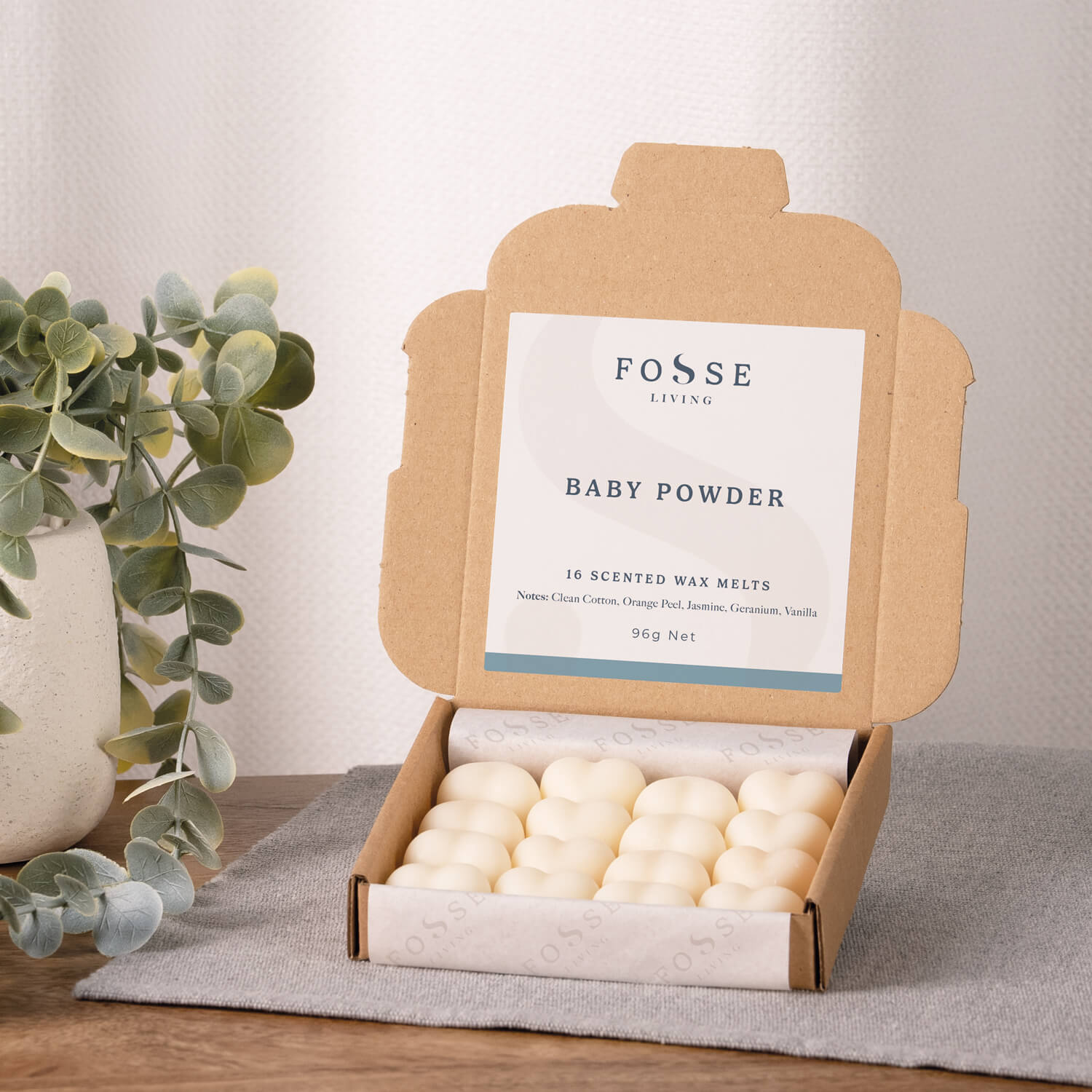 Baby Powder Wax Melts - Fosse Living | Luxury Home Fragrances