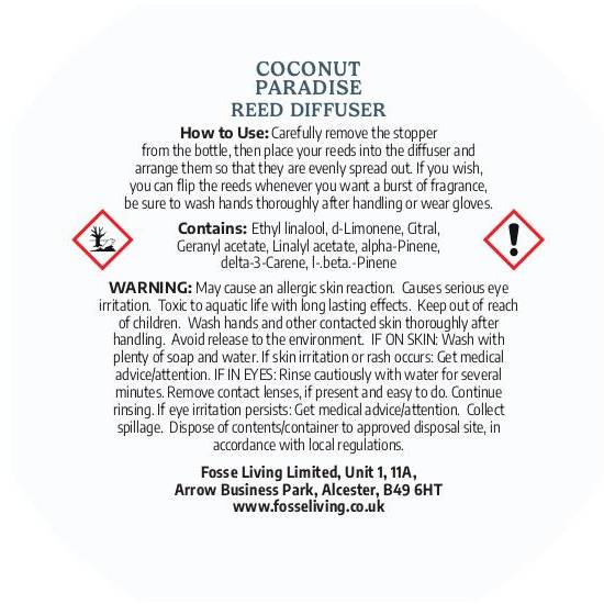 Coconut Paradise Reed Diffuser Refill 200ml