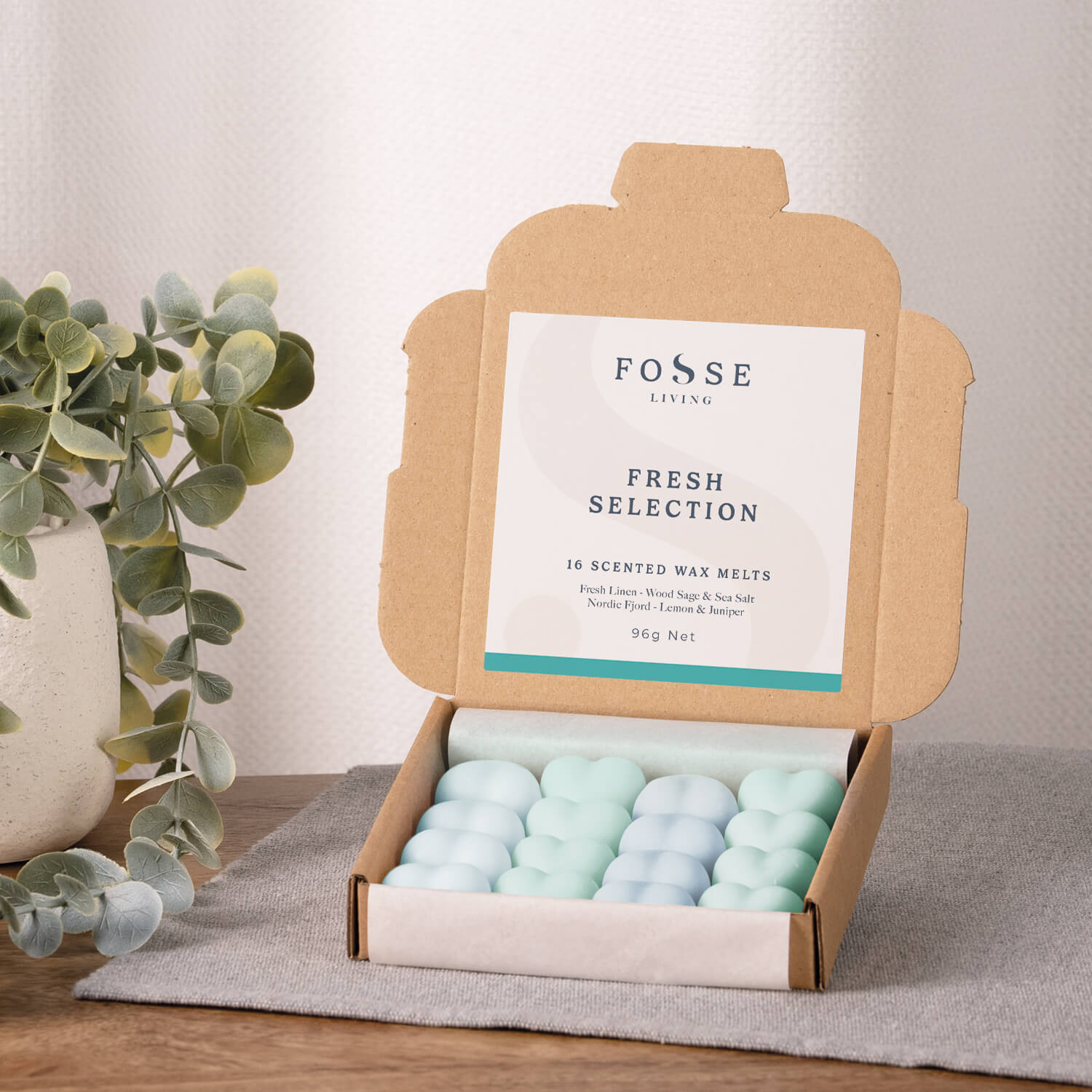 Fosse Living Fresh Selection Wax Melts 16 Pack