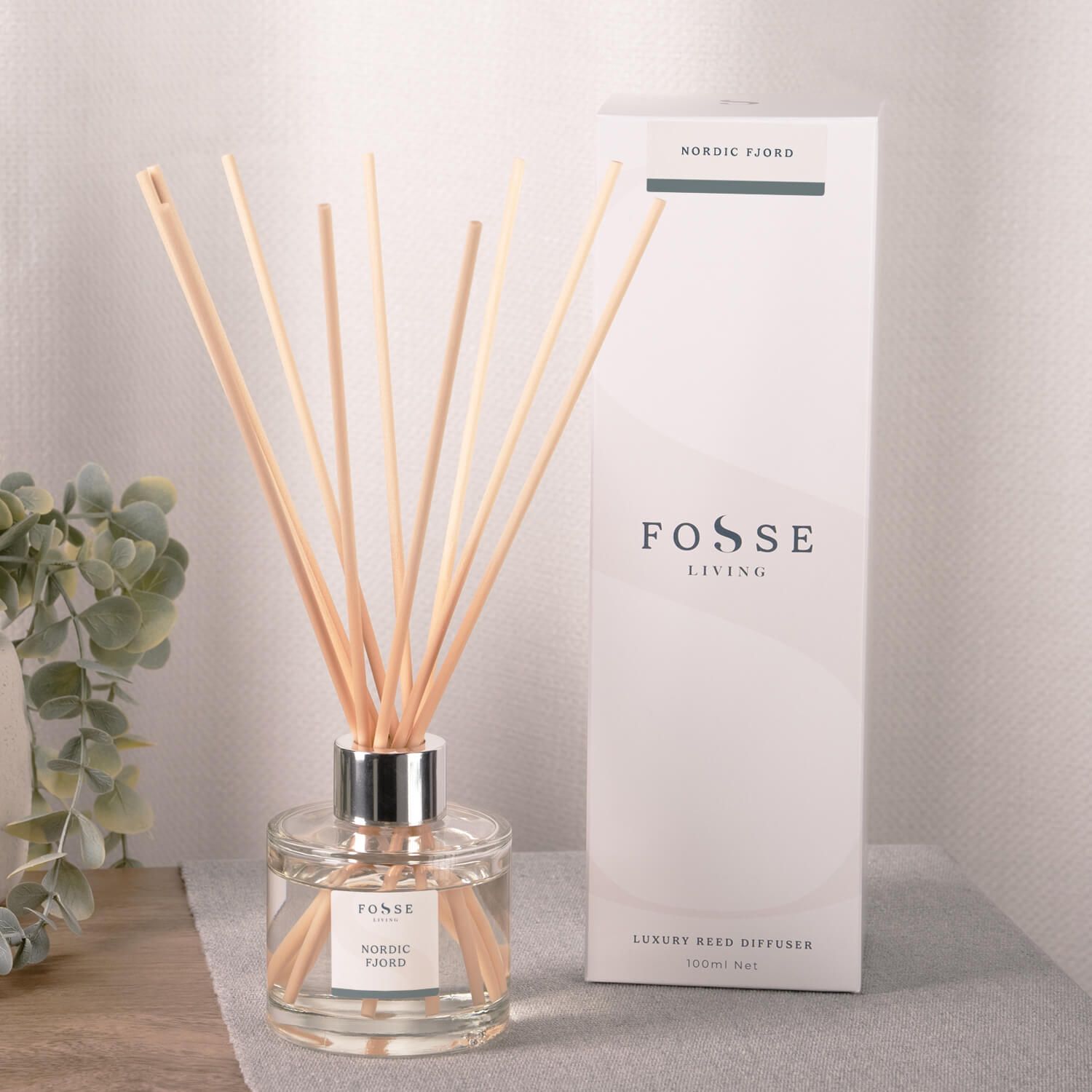 Nordic Fjord Reed Diffuser - Fosse Living | Luxury Home Fragrances
