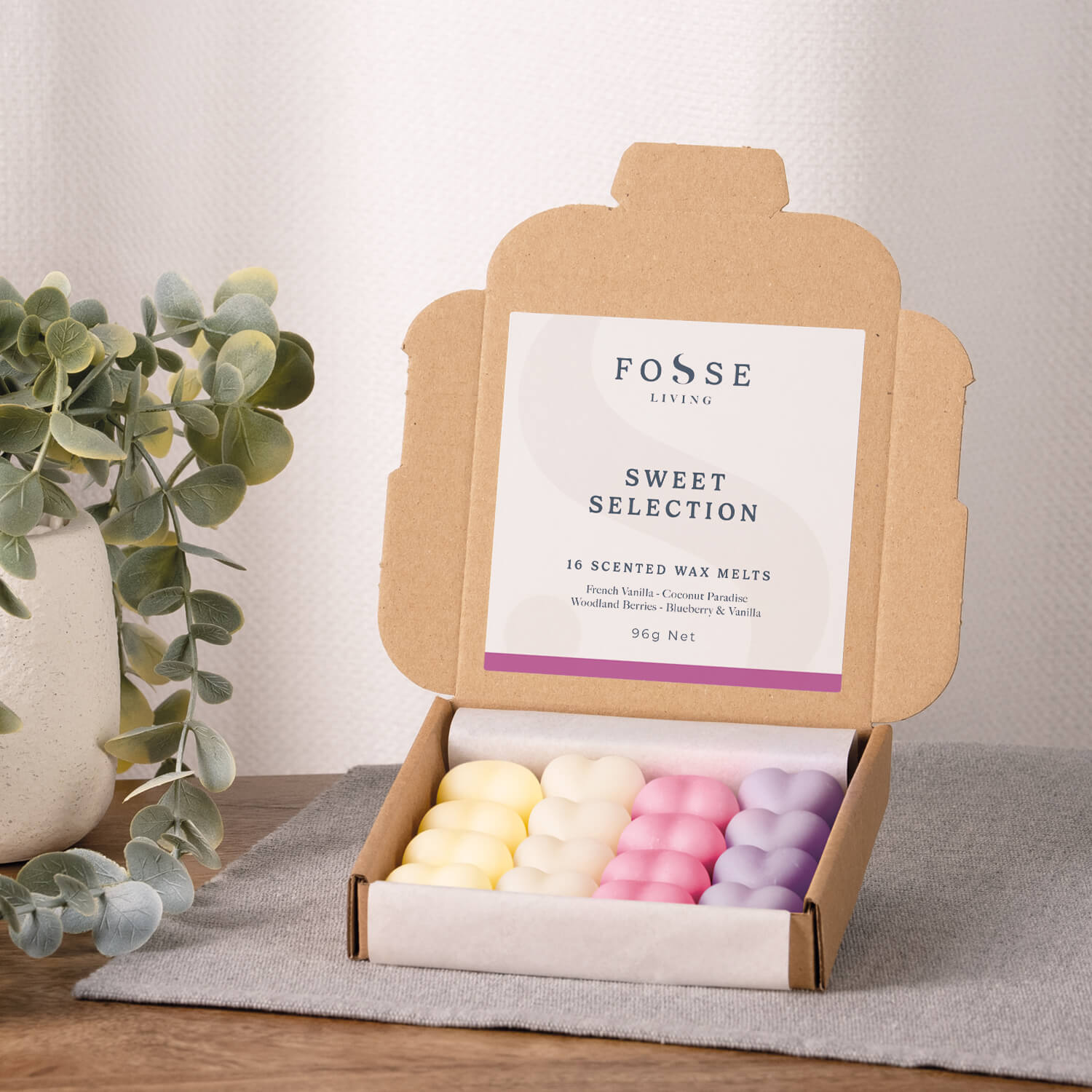 Sweet Selection Wax Melts - 16 Pack - Fosse Living | Luxury Home Fragrances
