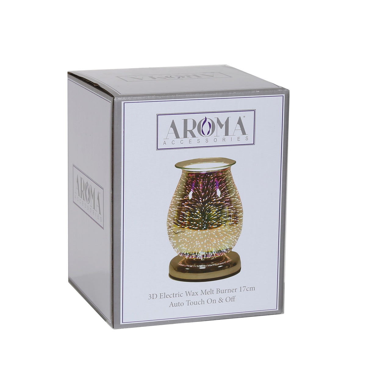 Oval 3D Burst Electric Touch Wax Melter